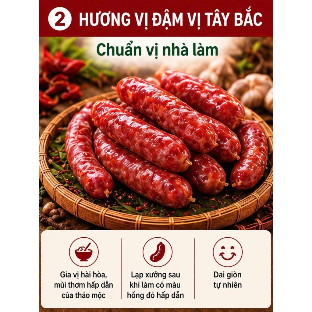 Gia vị Nạp xưởng bà Năm- Chuẩn vị Tây Bắc