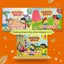 Bộ thẻ học flashcard giáo trình tiếng anh My Little Island 1,2,3 ép plastic size A5