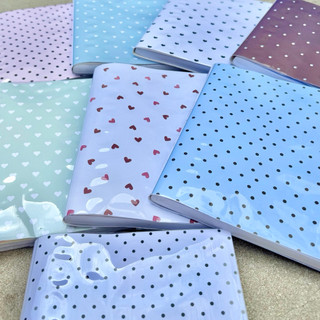 (XẤP 10 Tờ SẴN BÌA KIẾNG) Giấy bao tập, Giấy bao vở, Bao sách chủ đề Chấm Bi | by Winwin