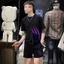 Bộ Quần Áo Mùa Hè Nam DSQ Vuốt Sói Vương hype in 3d Nhiệt Siêu Nét - Bộ Cộc Hè Nam Nữ Dsquared2 Thêu Ngọn Núi Siêu Đẹp