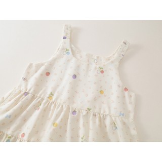 Váy Cho Bé Gái, Váy 2 Dây Cho Bé Gái Họa Tiết Dễ Thương Chất Liệu Cotton Mềm Mại