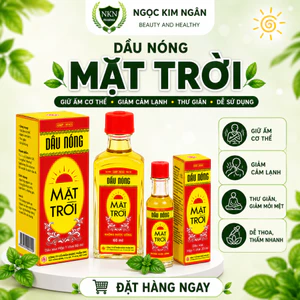 Dầu Nóng Mặt Trời OPC – Dầu Xoa Bóp Giữ Ấm Cơ Thể, Hỗ Trợ Giảm Cảm Lạnh Và Thư Giãn