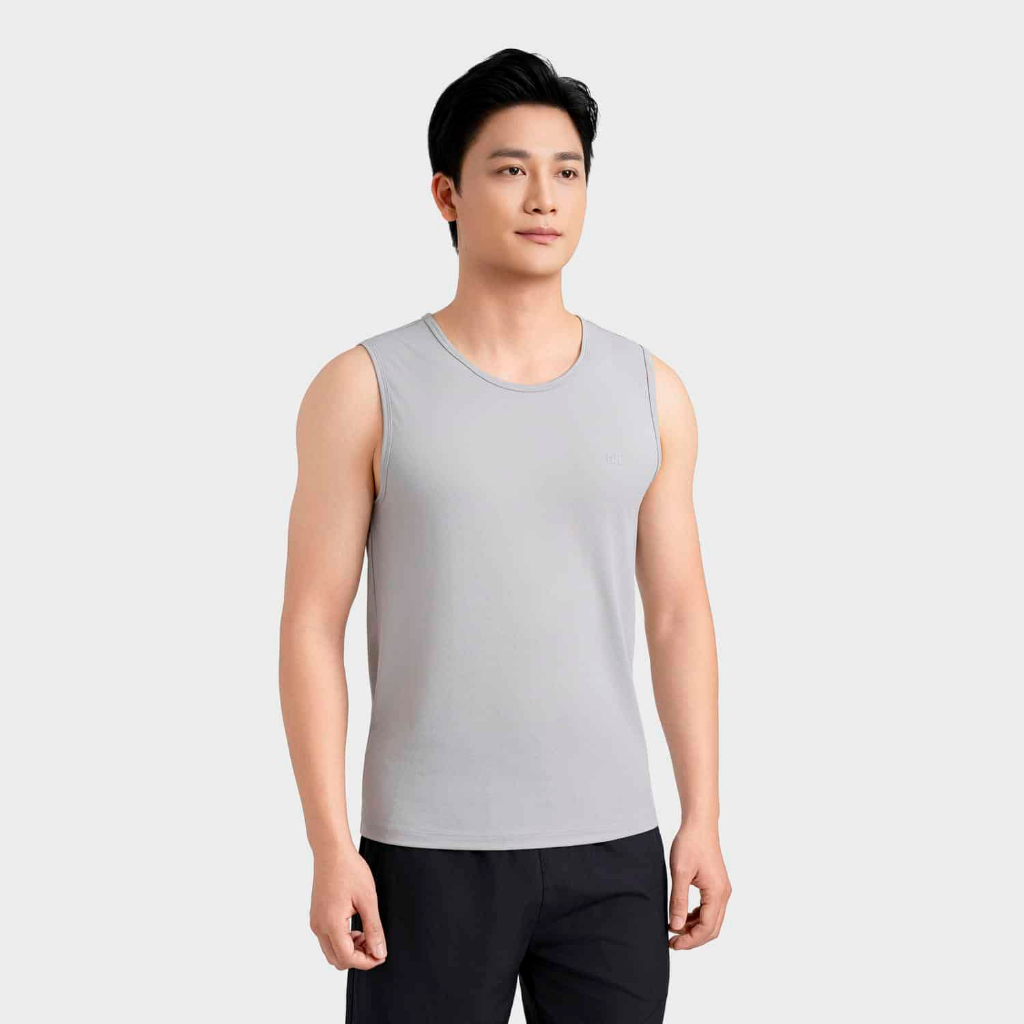 Áo Tanktop Lưới Nam Insidemen vải polyamide thoáng nhẹ, co giãn giữ form tốt ITL118AS0