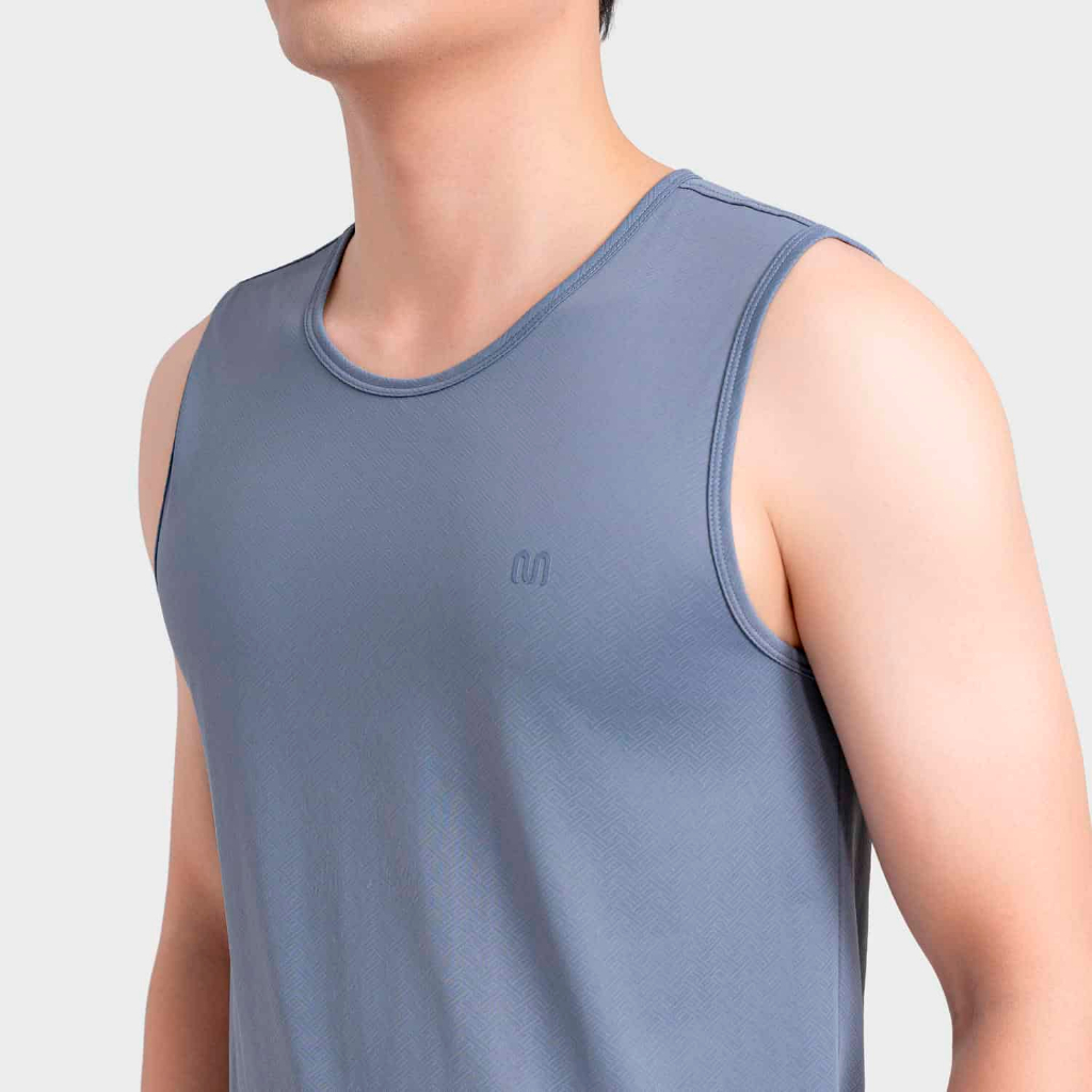 Áo Tanktop Lưới Nam Insidemen vải polyamide thoáng nhẹ, co giãn giữ form tốt ITL118AS0