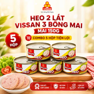 Heo 2 Lát 3 Bông Mai Vissan – Chính Hãng Date 2029, HSD 36 Tháng, Ăn Liền Tiện Lợi
