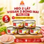Heo 2 Lát 3 Bông Mai Vissan – Chính Hãng Date 2029, HSD 36 Tháng, Ăn Liền Tiện Lợi