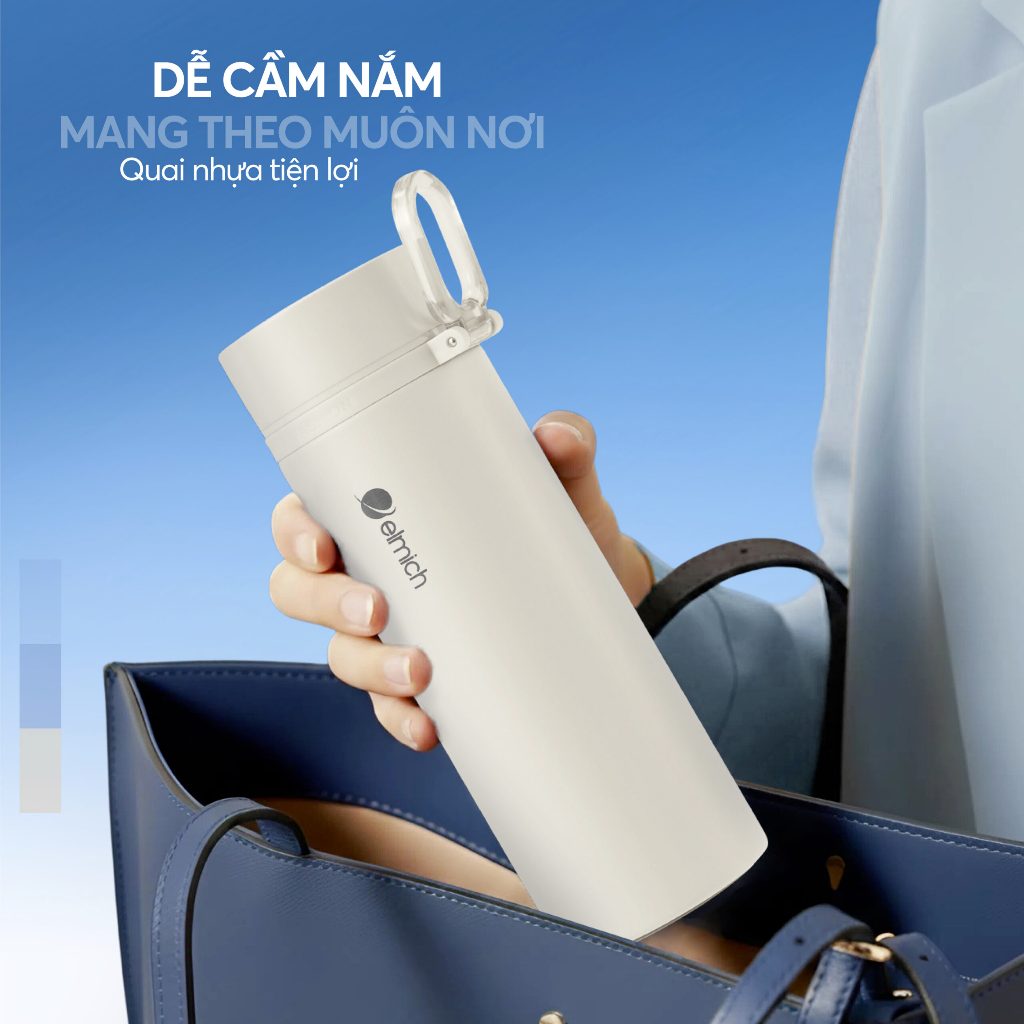 Bình giữ nhiệt inox 304 Elmich EDA1056AW dung tích 650ml