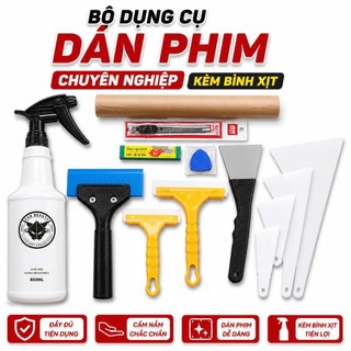 Bộ dán phim cách nhiệt, đồ nghề dán phim, decal xe ô tô HÀNG XỊN 13 chi tiết (ẢNH THẬT)