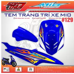 TEM XE MIO SPORT #129 (CHẤT LIỆU CAO CẤP - SIÊU NÉT - SIÊU ĐẸP - SIÊU CUTE)