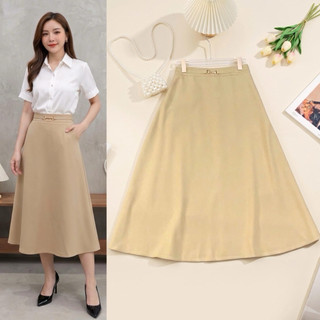 Chân váy xoè dày dặn vòng cung