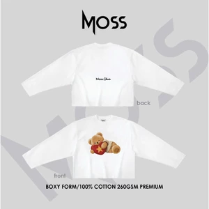 ÁO THUN LONG SLEEVE IN HÌNH GẤU IN HÌNH GẤU "SIGNALBEAR V1" CỔ TRÒN TAY DÀI 260GSM - CHẤT COTTON 100% 260GSM PREMIUM