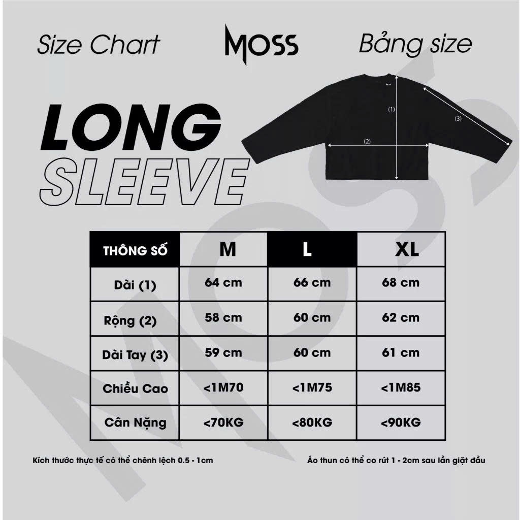 ÁO THUN LONG SLEEVE IN HÌNH GẤU IN HÌNH GẤU "SIGNALBEAR V1" CỔ TRÒN TAY DÀI 260GSM - CHẤT COTTON 100% 260GSM PREMIUM