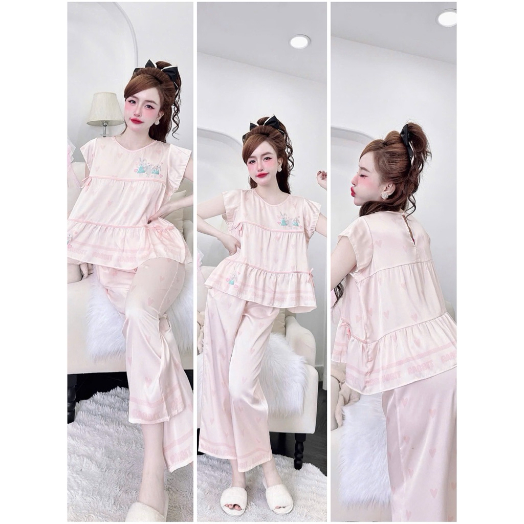 [270925]Lửng phom 9 tấc cổ tròn tay tiên phom áo babydoll,lụa latin mềm nhẹ mát