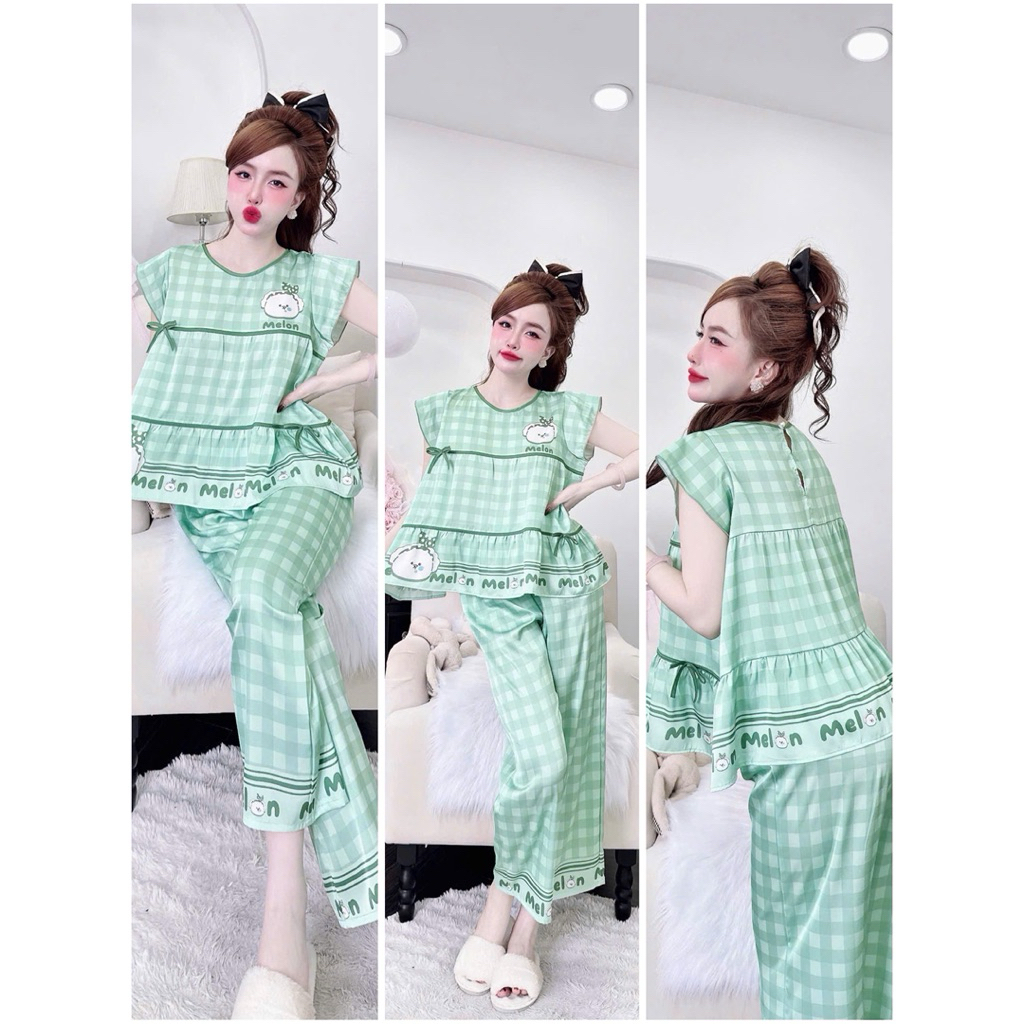 [270925]Lửng phom 9 tấc cổ tròn tay tiên phom áo babydoll,lụa latin mềm nhẹ mát