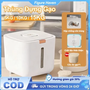 Gạo Chống Ẩm / Thùng Đựng Gạo / Côn Trùng Có Nắp Đậy Kín Cấp Thực Phẩm