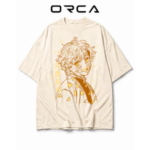 Áo thun Orca in hình Agatsuma Zenitsu Demon Slayer - Vải Cotton cao cấp - ORCA434