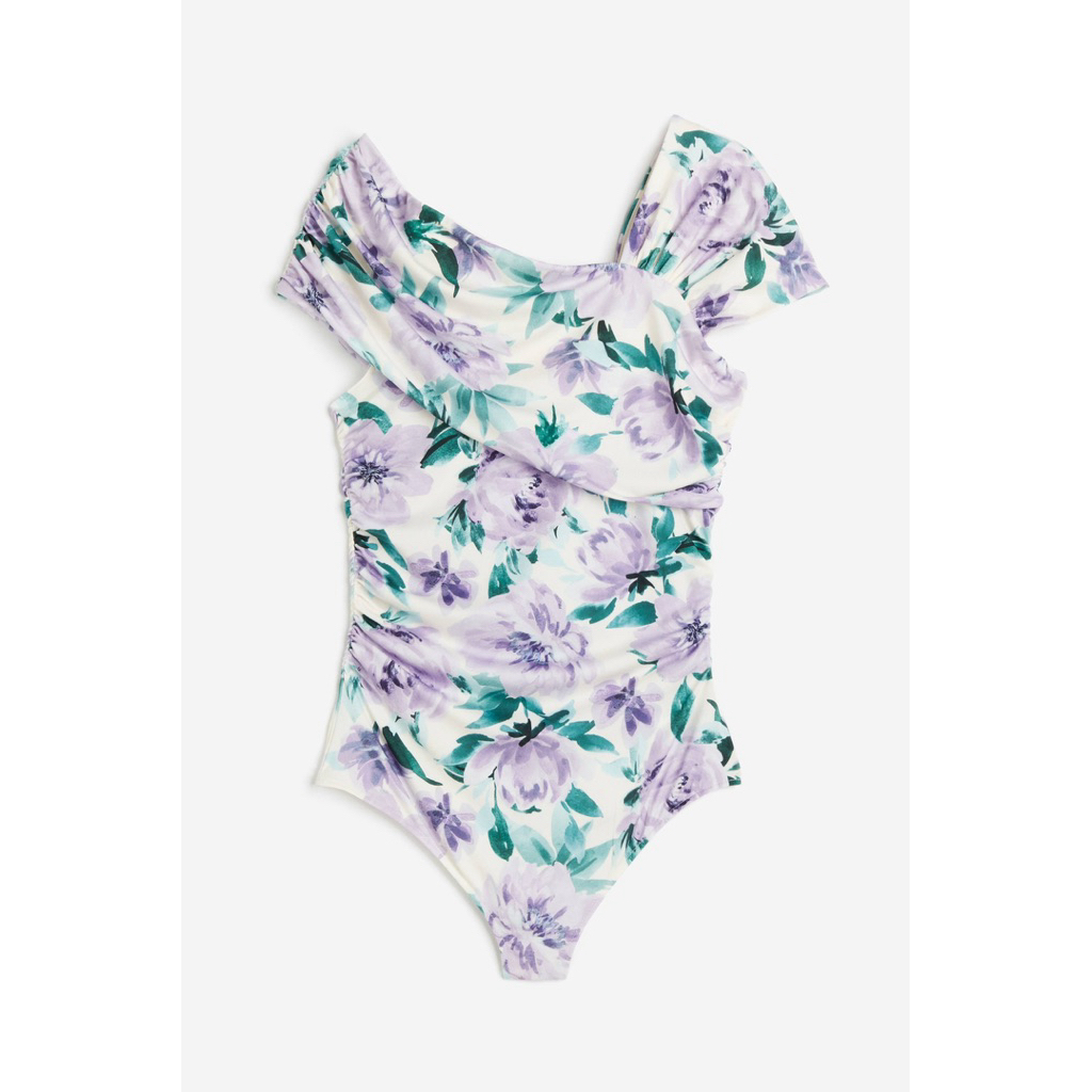 Body Suit Lệch Vai - Nhún Eo