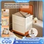 Hộp Đựng Đa Năng Gấp Gọn Thùng Đựng Đồ Siêu Lớn Có Bánh Xe​ Chống Bụi​