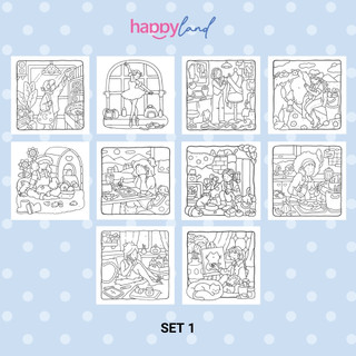 Bộ Tranh Tô Màu Cô Gái Girl Moment 42 Tranh, Giấy dày 200gsm Quyển A4 A5, Tranh Tô Màu Cho Người Lớn Và Trẻ Em