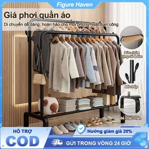 Giá Treo Quần Áo Kệ treo quần áo Giàn phơi đồ chắc chắn Tiện Lợi Nhiều Giàn Phơi