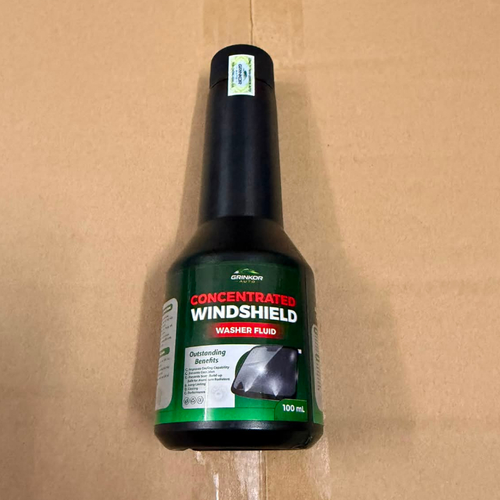 Dung Dịch Nước Rửa Kính Ô Tô Đậm Đặc GRINKOR AUTO 100ml Làm Sạch Bụi Bẩn, Dầu Mỡ Nhẹ, Giúp Tầm Nhìn Rõ Lái Xe An Toàn