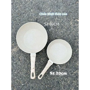 Chảo nhật vân đá sâu lòng 20cm - 26cm