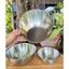 Set 3 âu trộn inox có vạch chia