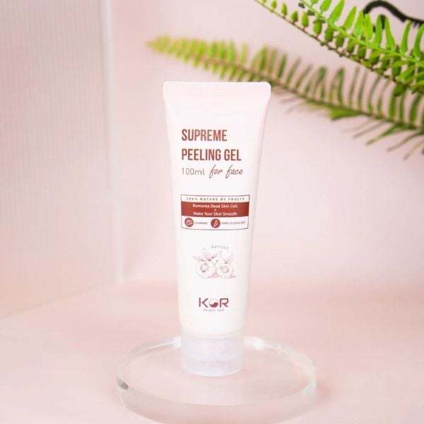 Gel Tẩy Da Chết KOR Hàn Quốc100ml loại bỏ da thừa bụi bẩn bã nhờn, da mặt sáng mịn. Tặng bộ Kit 5 sp