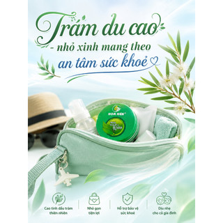 Trám Du Cao - Hoa Nén - giữ ấm, dùng khi muỗi đốt toàn cho mẹ và bé, tiện lợi bỏ túi - cao tràm 20gr