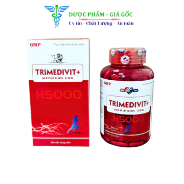 Viên Uống TRIMEDIVIT+ H5000 Bổ Sung B1 B6 B12 Canxi Magie Kẽm Cho Người Thiếu Vitamin B – Hộp 200 viên