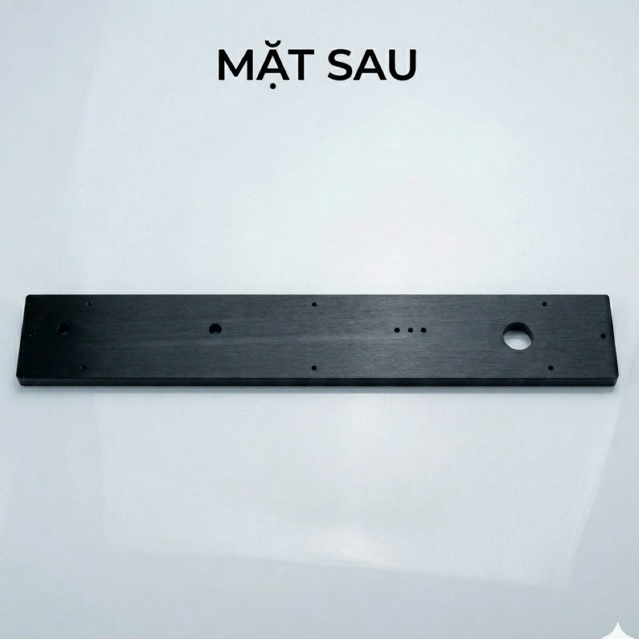 Mặt Nhôm Phay Xước CNC Cao Cấp – Tôn Vinh Vẻ Đẹp Thiết Bị DAC Audio