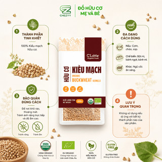 Hạt kiều mạch hữu cơ C'LaVie 200g giàu protein và chất xơ