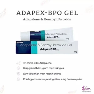 Kem Bôi Chấm Mụn Adapex BPO Adapalene & Benzoyl Peroxide Gel Làm Dịu Da Mờ Thâm 20g
