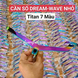 Cần Số xe máy màu Titan 7 màu day 6li cho xe Wave 50cc - 100cc - 110cc - Dream - cup 50 - 81- caoduongracing