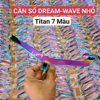 Cần Số xe máy màu Titan 7 màu day 6li cho xe Wave 50cc - 100cc  - 110cc - Dream - cup 50 - 81- caoduongracing