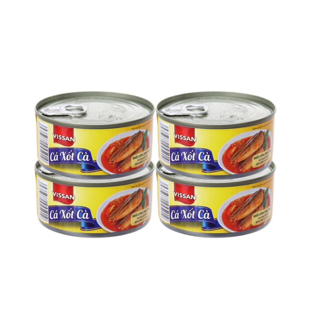 [Combo 5 Hộp] Cá Xốt Cà Vissan 170g – Chính Hãng Date 2028, HSD 36 Tháng, Ăn Liền Tiện Lợi
