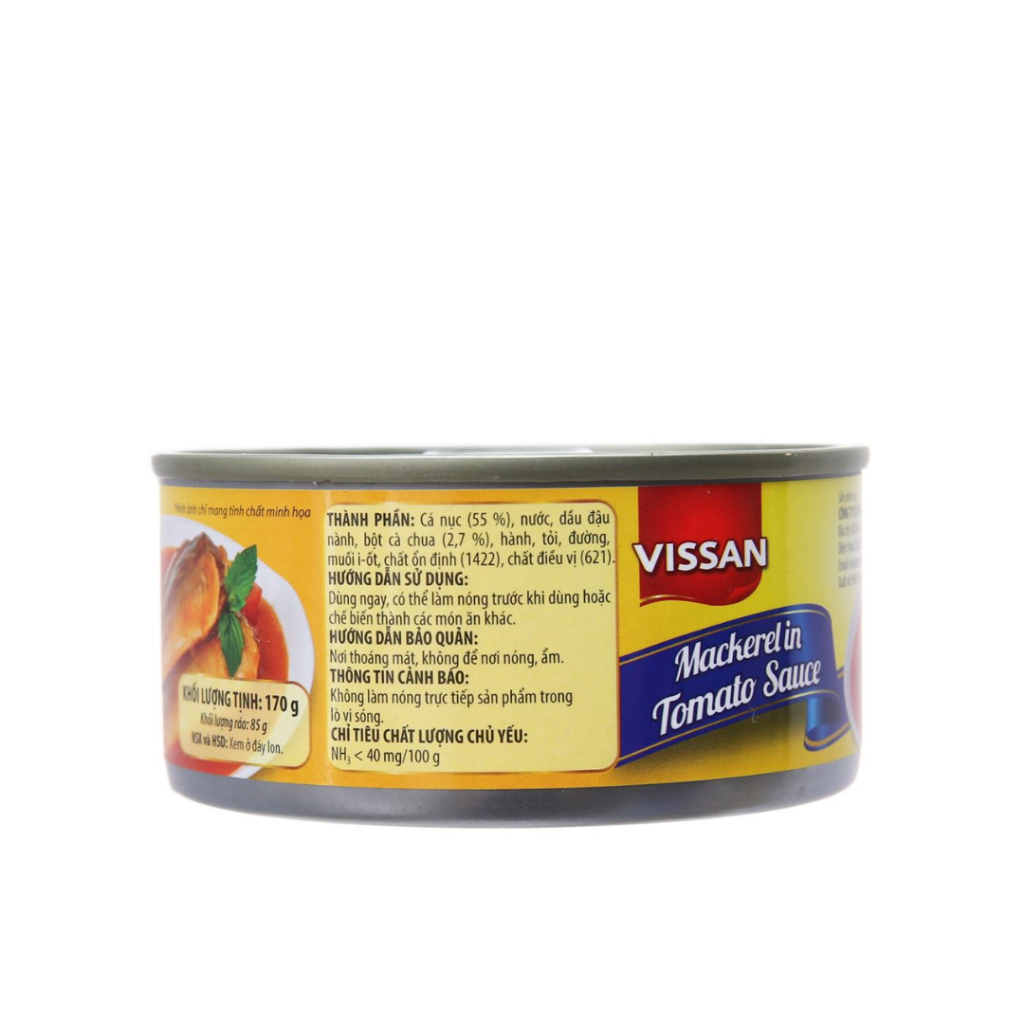 [Combo 5 Hộp] Cá Xốt Cà Vissan 170g – Chính Hãng Date 2028, HSD 36 Tháng, Ăn Liền Tiện Lợi