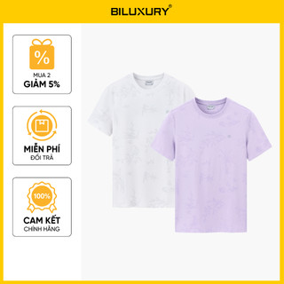 [T7_SALE 20%_HT] Áo Thun Thể Thao Nam Họa Tiết 1APKH617 Biluxury Form Slimfit Cao Cấp Thoáng Mát Co Giãn