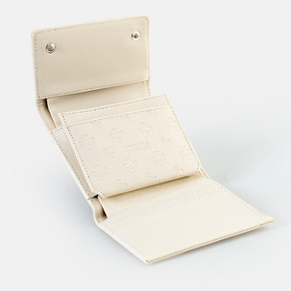 Ví Da PU LOGAN RFID Blocking Nam Nữ Unisex Dập Chìm Monogram Cao Cấp Nhỏ Gọn | UNDER THINKER