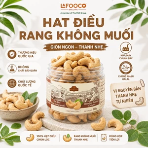 Hạt điều rang không muối hộp 200g LAFOOCO