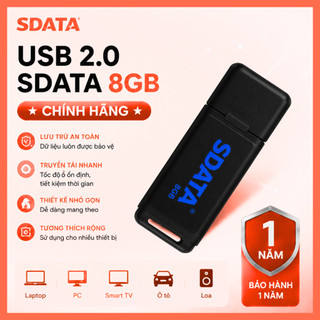 USB 2.0 SDATA 8GB – USB Lưu Trữ Dữ Liệu Tốc Độ Cao Cho PC, Laptop, Các Thiết Bị Hỗ Trợ Cổng USB (3)