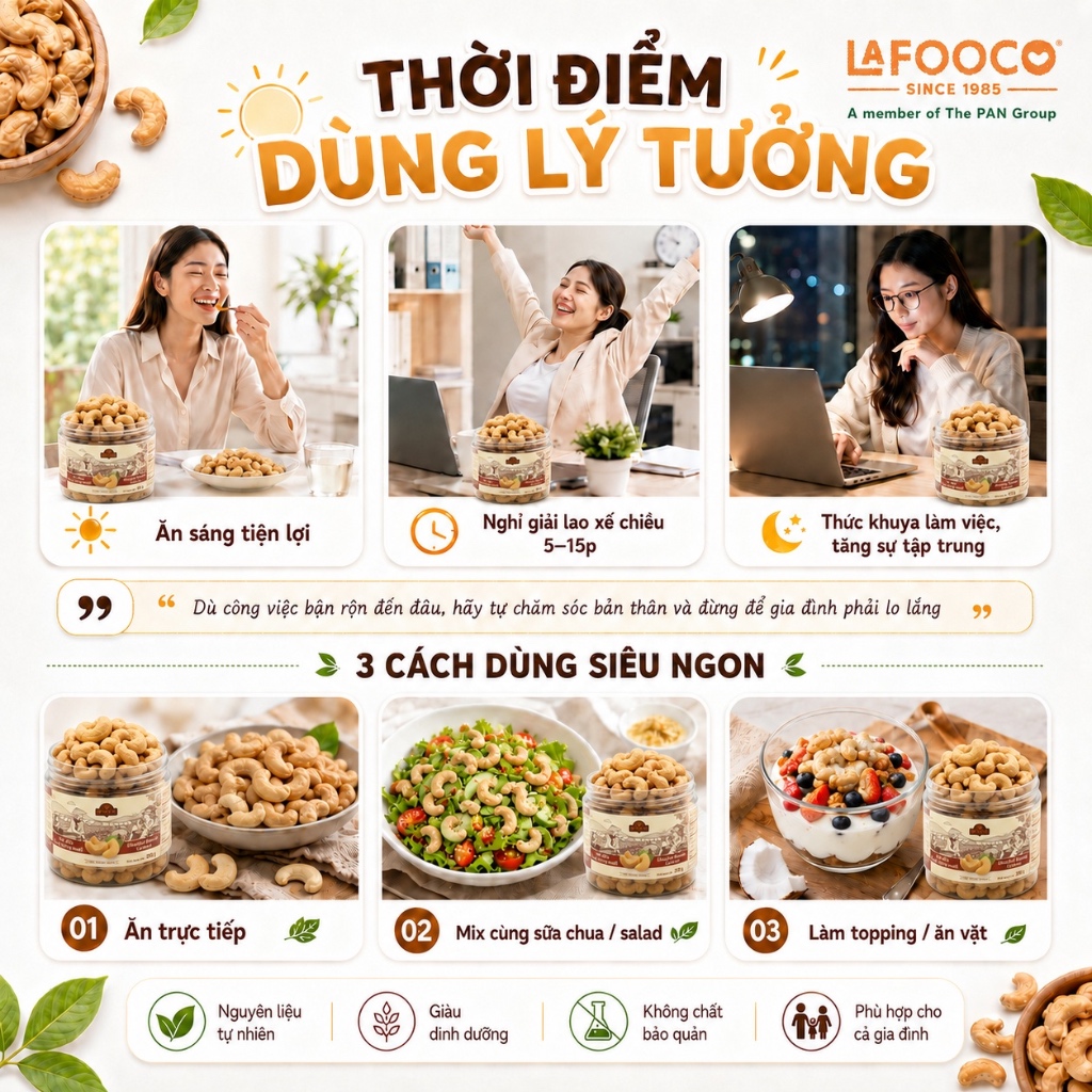 Hạt Điều Trứng Muối LAFOOCO 200g