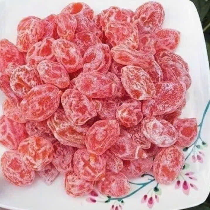 Ô mai mơ đào hồng hũ 500g