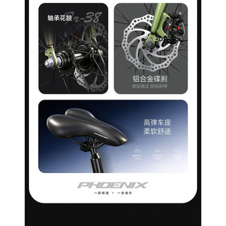 (Chinh hãng) Xe đạp gấp Phoenix G5 Shimano 20 inch với phanh đĩa kép, nhỏ gọn, dễ mang theo, siêu nhẹ,phù hợp cả nam&nữ