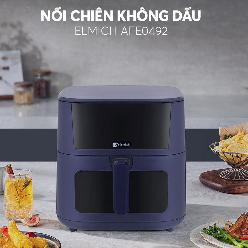 Nồi Chiên Không Dầu Elmich AFE0494 10 lít | Ít Dầu Mỡ, An Toàn Sức Khỏe, Dễ Vệ Sinh Chính Hãng