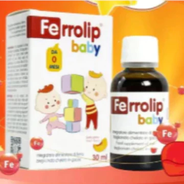 FERROLIP BABY ( Lọ 30ml ) Bổ Sung Sắt Amin Hữu Cơ Thơm Ngon Cho Bé Khỏe Mạnh.giảm nguy cơ thiếu máu thiếu sắt