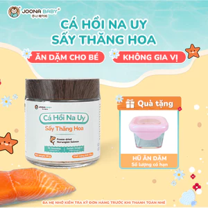 Ăn Dặm Cho Bé | 100% Thịt Cá Hồi Na Uy & Cá Ngừ Sấy Thăng Hoa Joona Baby | Giàu Omega 3, Protein, Không Gia Vị