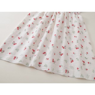 Váy Cho Bé Gái, Váy Sát Nách Bé Gái Thiết Kế Tay Cánh Tiên  Họa Tiết Cute Chất Liệu Cotton