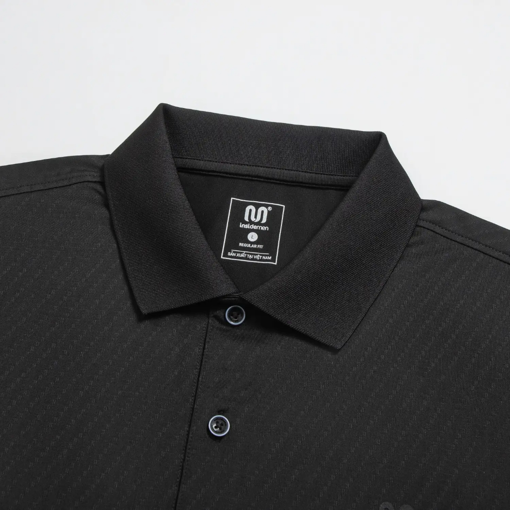 Áo Polo Nam Insidemen Regular Fit vải Polyamide thoáng khí, mềm mịn IPS172AS2