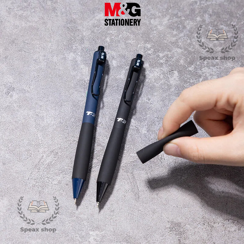 Bút Gel Bấm M&G H8572 ST 0.5mm – Mực Khô Nhanh, Thân Nhám Sơn Cao Cấp, Viết Mượt Cho Học Sinh & Văn Phòng
